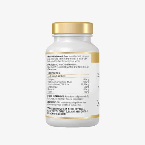 GLOW + GROW HAIR & NAILS GROWTH COLLAGEN
