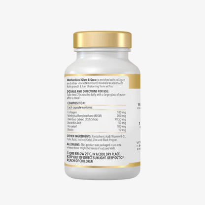 GLOW + GROW HAIR & NAILS GROWTH COLLAGEN