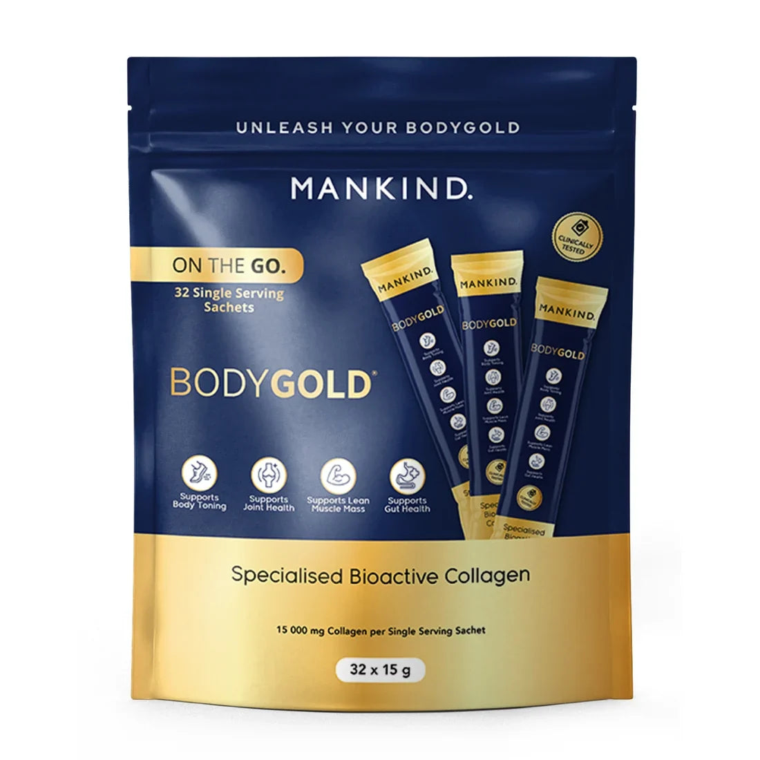 BODYGOLD COLLAGEN SINGLE SERVINGS